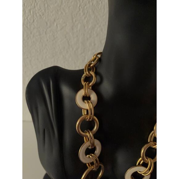 B27 Crown Trifari Necklace 1960s Audrey Hepburn Vintage Enamel Mod Mad Men - Picture 4 of 7